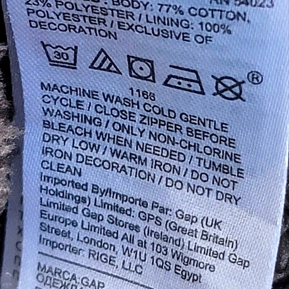 GAP Kids Camo Arch Logo Full-Zip Sweater Hoodie Size L - Picture 12 of 12